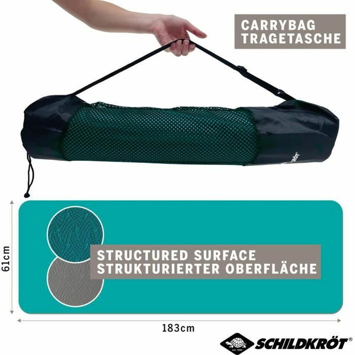 Schildkröt Tapis de yoga bicolore Bleu / Gris Schildkröt Tapis de yoga bicolore Bleu / Gris