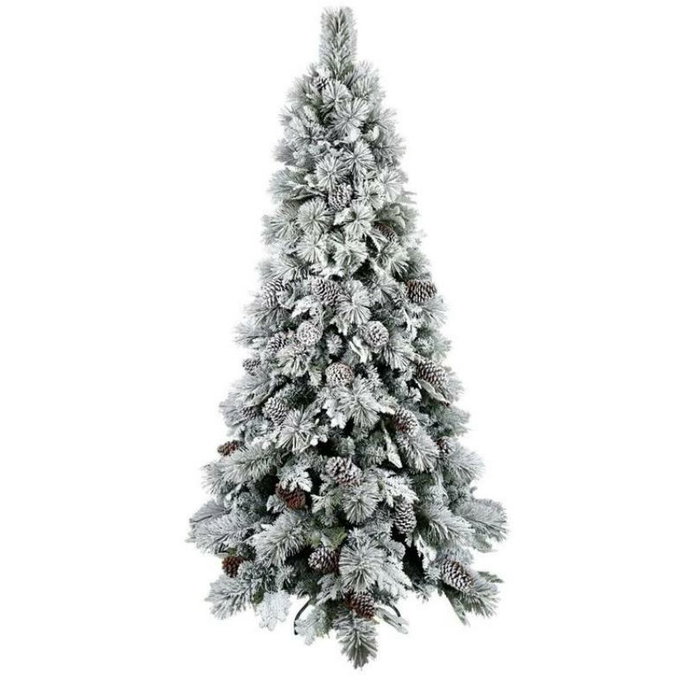 Sapin de Noël Home ESPRIT Blanc PVC Enneigé Sapin de Noël Home ESPRIT Blanc PVC Enneigé