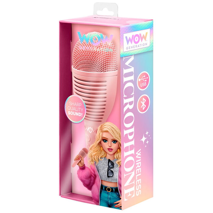 Wow Generation Micro Karaoké Enregistreur Rose Wow Generation Micro Karaoké Enregistreur Rose