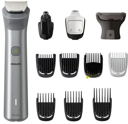 Philips MG5940/15 Tondeuse à Cheveux Sans Fil avec 12 Accessoires, Lames en Acier Inoxydable, Autonomie 120 min
