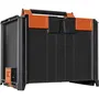 TOOD Coffret professionnel emboîtable ABS pour outils - 46 x 34 x 36 cm - Protection contre les chocs et rangement modulaire