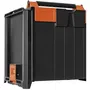 TOOD Coffret professionnel emboîtable ABS pour outils - 46 x 34 x 36 cm - Protection contre les chocs et rangement modulaire
