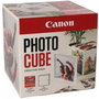 Canon PP-201 Creative Pack avec Cube de Souvenirs, Cadre Magnétique et 40 Feuilles de Papier Photo Rose et Blanc