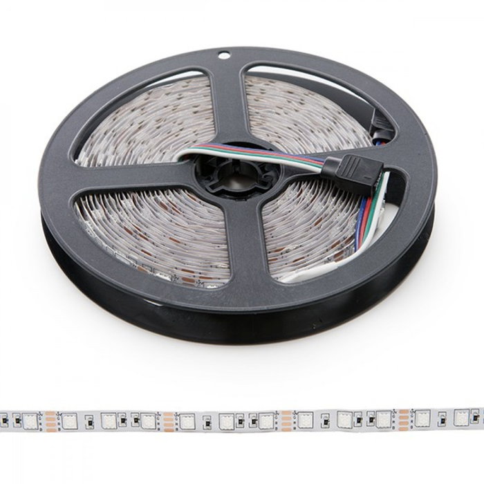 Pack 4 Tiras LED RGB SMD5050 12VDC 72W 4200Lm 5m Pack 4 Tiras LED RGB SMD5050 12VDC 72W 4200Lm 5m