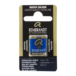 Rembrandt Acuarela Pastilla Azul Ftalo Rojizo 583