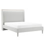 Lit Home ESPRIT Gris clair 196 x 223 x 135 cm