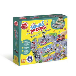 Reig Puzzle avec sons ville occupée - Jeu éducatif et musical pour enfant à partir de 2 ans (7 pièces, fonctionne avec piles)