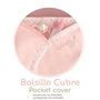 Decuevas Coche Tulipe 3-en-1 Pliable pour Poupée avec Sac - Dimensions 41x62x70 cm - Pour poupées jusqu'à 48 cm