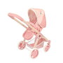 Decuevas Coche Tulipe 3-en-1 Pliable pour Poupée avec Sac - Dimensions 41x62x70 cm - Pour poupées jusqu'à 48 cm
