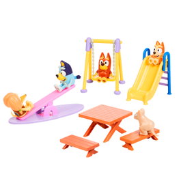Moose Playset Bluey avec 5 Figurines et Accessoires de Parc