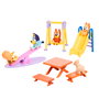 Moose Playset Bluey avec 5 Figurines et Accessoires de Parc