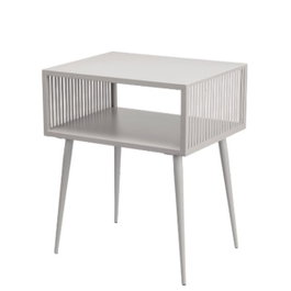 Gift Decor Table d'appoint Gris 46,5 x 36,2 x 55,5 cm