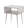 Gift Decor Table d'appoint Gris 46,5 x 36,2 x 55,5 cm