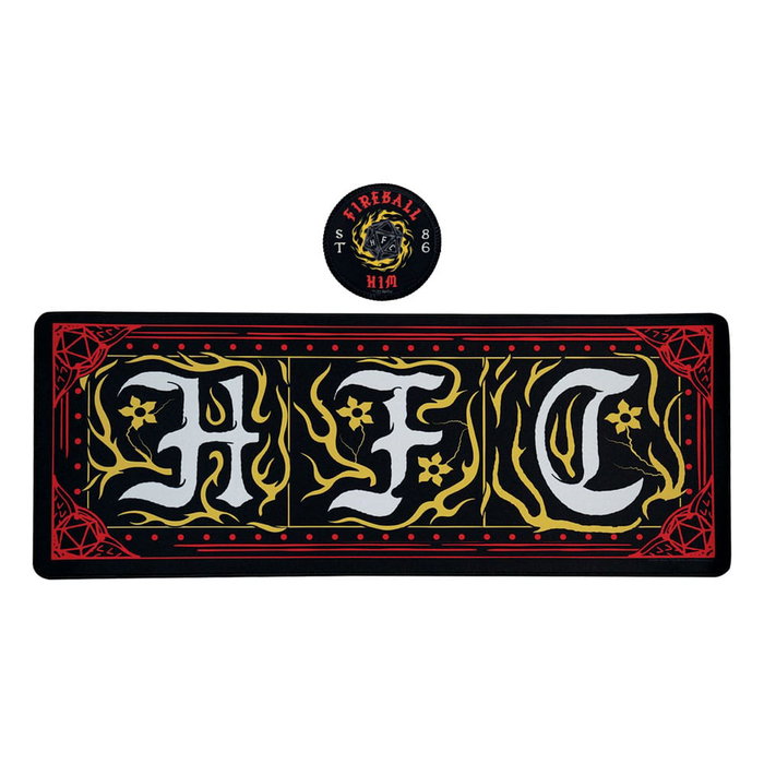 Stranger Things set sous-mains revêtu & sous-verre Hellfire Club Stranger Things set sous-mains revêtu & sous-verre Hellfire Club