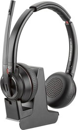 Poly Savi 8220 UC Casque USB-A avec Micro Anti-Bruit Certifié Microsoft Teams - DECT 1880-1900 MHz (Version UE)