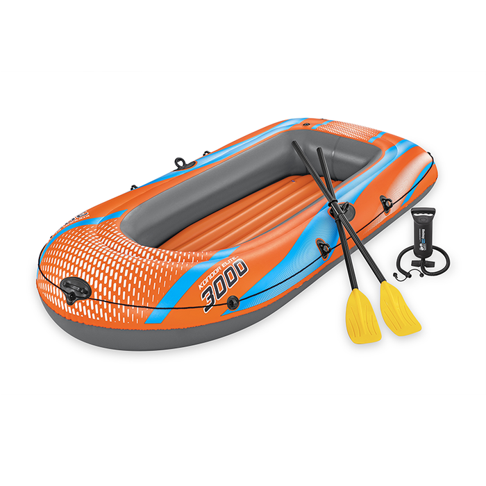 Bestway Kondor Elite 3000 61145 Bateau Gonflable 246x122x45 cm 3 Personnes Ocio