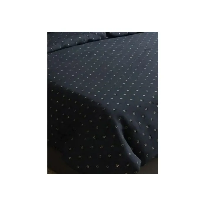 Parure de lit 1 housse de couette 140 x 200 cm + 1 taie d'oreiller 60 x 60 cm - Noir / Gris - 100% coton renforcé Parure de lit 1 housse de couette 140 x 200 cm + 1 taie d'oreiller 60 x 60 cm - Noir / Gris - 100% coton renforcé