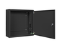 Lanberg Armario de Pared 19 Pouces 6U 540x200 mm Noir - Rack avec Porte Métallique 60 kg IP20