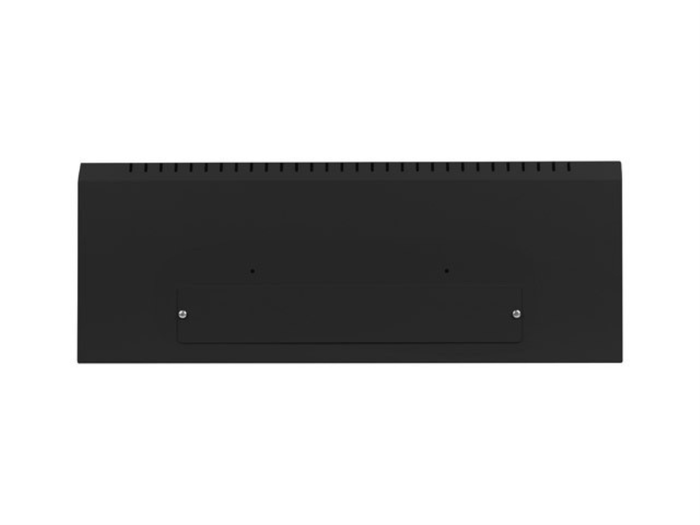 Lanberg Armario de Pared 19 Pouces 6U 540x200 mm Noir - Rack avec Porte Métallique 60 kg IP20