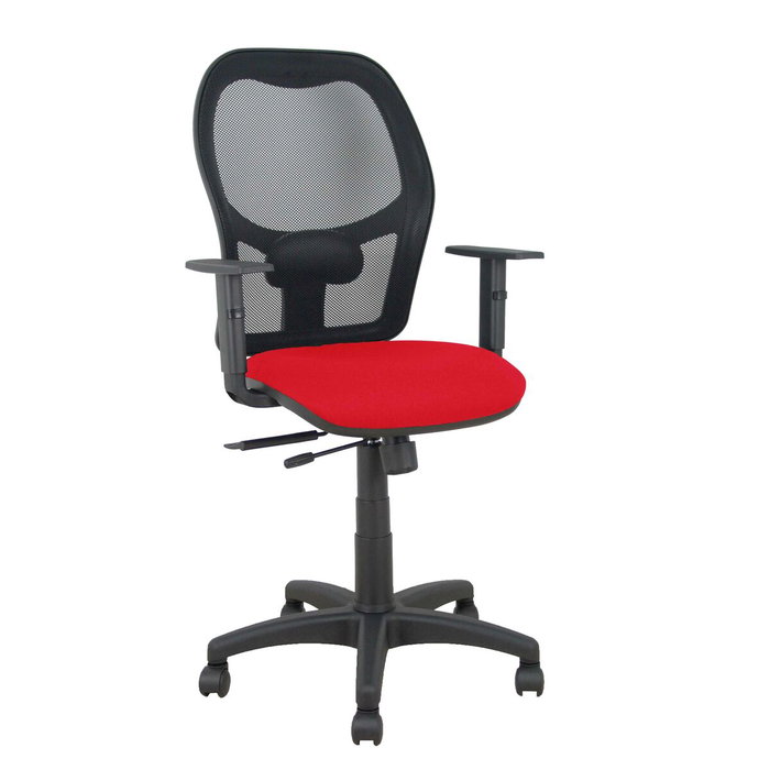 PIQUERAS Y CRESPO Chaise de Bureau Alocén Synchrone Rouge et Noir