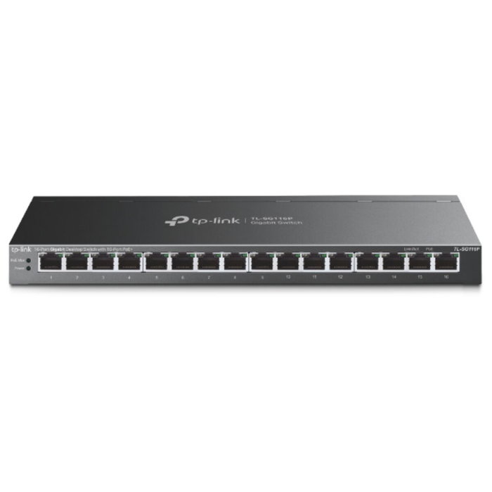 TP-Link TL-SG116P Switch Gigabit 16 ports PoE+ TP-Link TL-SG116P Switch Gigabit 16 ports PoE+