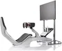 Playseat Support TV Stand Pro pour téléviseur ou moniteur, entièrement ajustable, gris - Expérience de jeu immersive