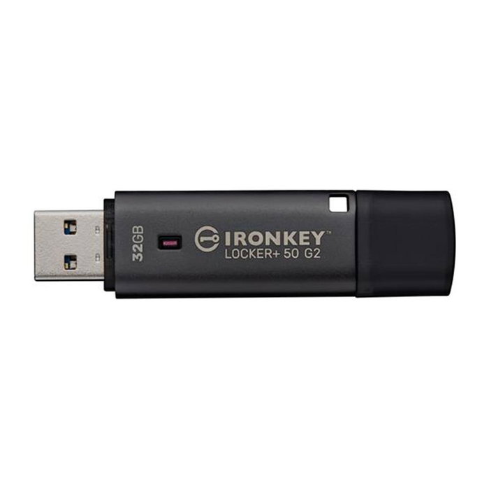 Kingston IronKey Locker+50 32GB Clé USB 3.2 Chiffrement XTS-AES 256-bit FIPS 197 Sécurité Haute Kingston IronKey Locker+50 32GB Clé USB 3.2 Chiffrement XTS-AES 256-bit FIPS 197 Sécurité Haute