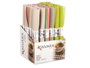Kinvara Set de 2 sets de table 30x45 cm rayures multicolores PVC et polyester (Set de 72)