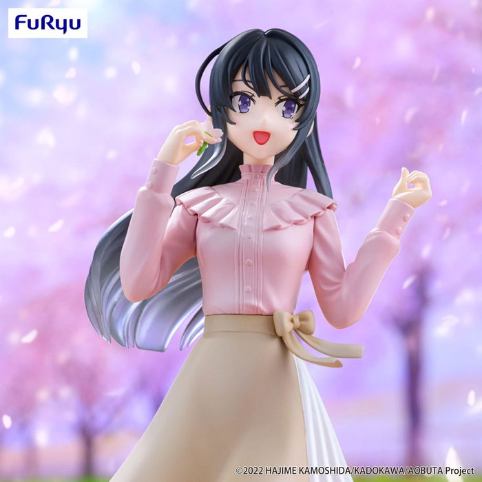 Rascal Does Not Dream of Bunny Girl Senpai Trio-Try-iT statuette PVC Mai Sakurajima Spring Outfit Ver. 21 cm