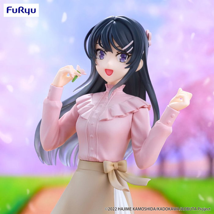 Rascal Does Not Dream of Bunny Girl Senpai Trio-Try-iT statuette PVC Mai Sakurajima Spring Outfit Ver. 21 cm