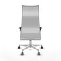 Piqueras y Crespo Chaise de Bureau Albacete Brun foncé et Blanc