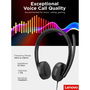 Casques avec Microphone Lenovo 4XD1P83425 Noir