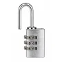 Abus 145/20 Cadenas à combinaison 3 chiffres en aluminium argent