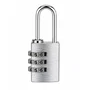 Abus 145/20 Cadenas à combinaison 3 chiffres en aluminium argent