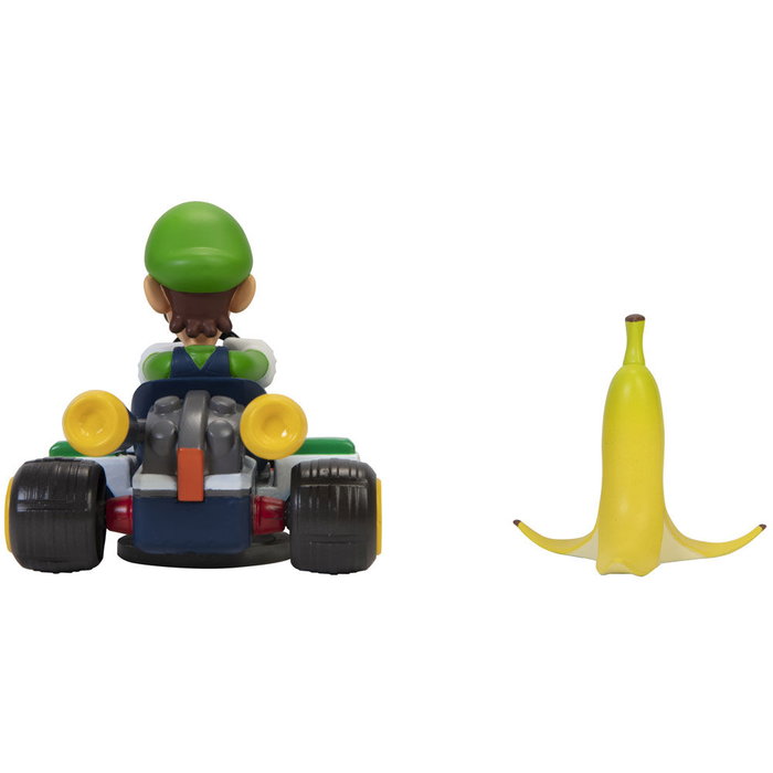 JAKKS PACIFIC Figure Luigi Mario Kart 6,5 cm - Personnage megagiros - Univers Nintendo Kart JAKKS PACIFIC Figure Luigi Mario Kart 6,5 cm - Personnage megagiros - Univers Nintendo Kart