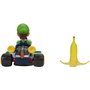 JAKKS PACIFIC Figure Luigi Mario Kart 6,5 cm - Personnage megagiros - Univers Nintendo Kart