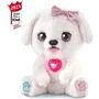 Vtech Kisskiss - Mon toutou bisous blanc - Animal de compagnie interactif avec bisous, aboiements et câlins - Pour enfants de 3 ans et plus - Version française