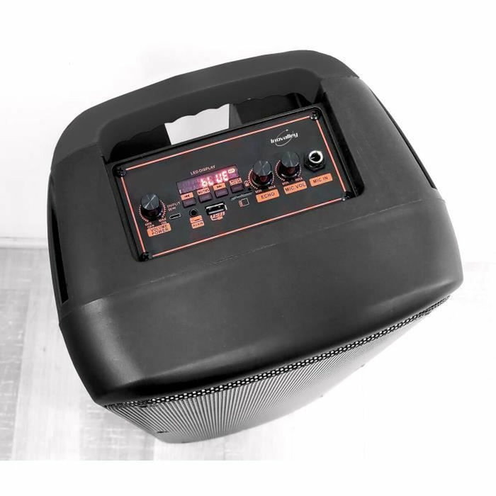 Inovalley Enceinte Karaoké KA25-FIRE Noir 850W
