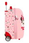 Safta Valise Cabine Enfant Minnie Mouse "Naive" 16 Pouces - Dimensions 28x43x23 cm - Valise Trolley Recommandée à Partir de 3 Ans