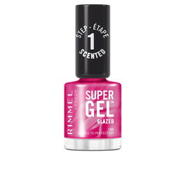 Rimmel London Super Gel Vernis à Ongles N°120 Glazed To Perfection - Finition Gel 14 Jours - 12 ml