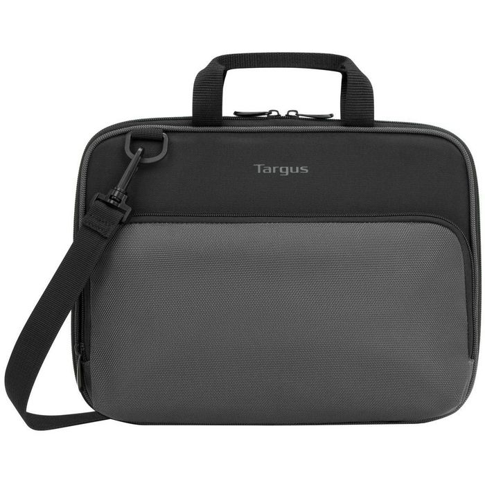 Targus - Etui Sacoche pour Chromebook 11,6" - Protection avec Sangle et Poche de Stockage - Noir/Gris