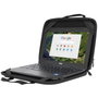 Targus - Etui Sacoche pour Chromebook 11,6" - Protection avec Sangle et Poche de Stockage - Noir/Gris