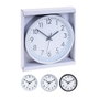 Horloge murale ronde assortie blanc, argenté ou noir - Ø 20 x 3,8 cm
