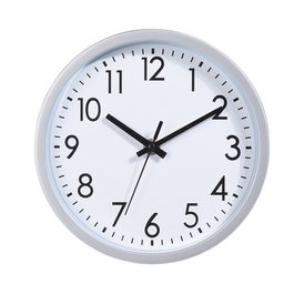 Horloge murale ronde assortie blanc, argenté ou noir - Ø 20 x 3,8 cm