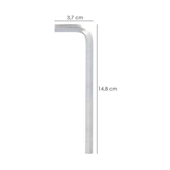 WOLFPACK LINEA PROFESIONAL Clé Allen longue 7,0 mm en acier chrome vanadium