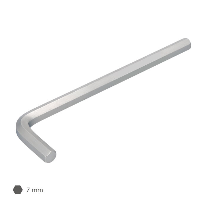 WOLFPACK LINEA PROFESIONAL Clé Allen longue 7,0 mm en acier chrome vanadium