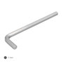 WOLFPACK LINEA PROFESIONAL Clé Allen longue 7,0 mm en acier chrome vanadium