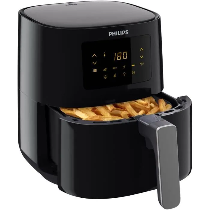 Philips Airfryer L HD9252/70 Serie 3000 Friteuse sans huile 4,1L 7 préréglages Noir Philips Airfryer L HD9252/70 Serie 3000 Friteuse sans huile 4,1L 7 préréglages Noir