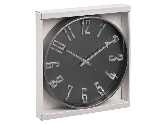 GIFTDECOR Horloge Murale Plata Aluminium 30cm