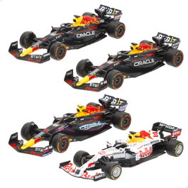 BURAGO Blister 4 voitures F1 Red Bull métal